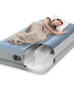 Saltea gonflabilă “Velur MID-Rise Comfort” 99х191х36 cm cu pompă USB 5V încorporată, până la 136 kg - imagine 6