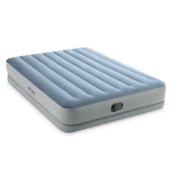 Saltea gonflabilă “Velur MID-Rise Comfort” 152x203x36 cm cu pompă USB 5V încorporată, până la 272 kg