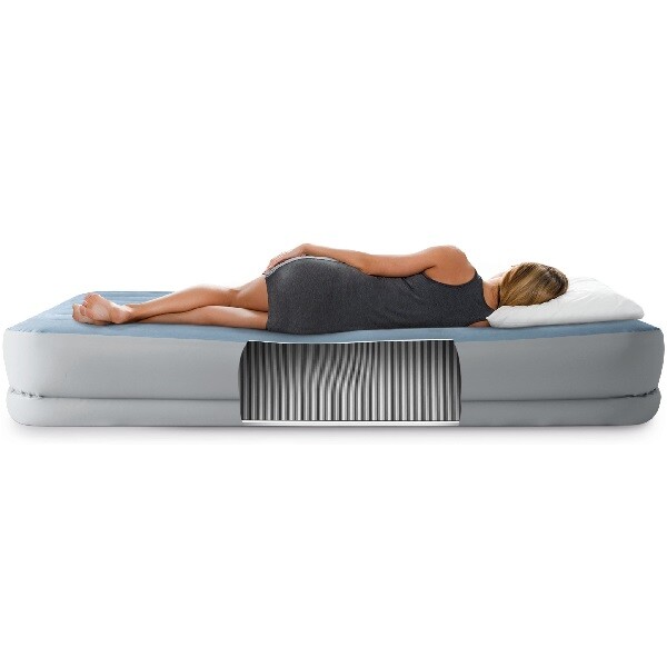 Saltea gonflabilă “Velur MID-Rise Comfort” 152x203x36 cm cu pompă USB 5V încorporată, până la 272 kg - imagine 8