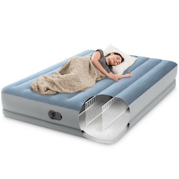 Saltea gonflabilă “Velur MID-Rise Comfort” 152x203x36 cm cu pompă USB 5V încorporată, până la 272 kg - imagine 7
