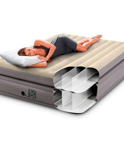 Pat gonflabil “Velur Comfort-Plush” 152х203х51 cm cu pompă încorporată 220V, până la 272 kg - imagine 4