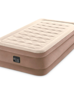 Pat gonflabil “Velur Ultra Plush” 99х191х46 cm cu pompă încorporată 220V, până la 136 kg
