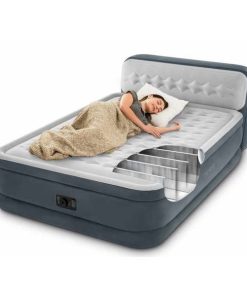 Saltea VELUR 152x236x86cm cu SPATAR si pompa, DELUXE - imagine 3
