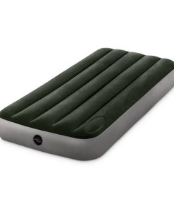 Saltea gonflabilă “Velur Downy” 76×191×25 cm cu pompă de picior integrată, până la 136 kg
