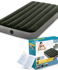 Saltea gonflabilă “Velur Downy” 99×191×25 cm cu pompă de picior integrată, până la 136 kg - imagine 3