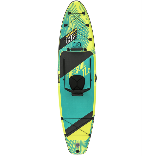 SUP - placă 2 în 1 Freesoul Tech Convertible 340 х 89 х 15 cm cu cu scaun, vâslă, pompă