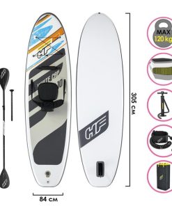 SUP- White Cap 305х84х12cm - imagine 4