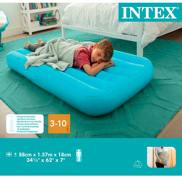 Saltea gonflabilă pentru copii “Velur Cozy Kidz” 88x1157x18 cm, 3-10 ani, 2 culori - imagine 2