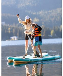 Placă pentru SUP surfing - SUP board "Aqua Quest 240" 244x76x13 cm, pompă, vâslă, geantă, 8+, până la 90 kg - imagine 15