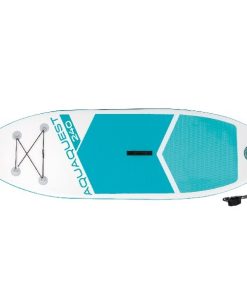 Placă pentru SUP surfing - SUP board "Aqua Quest 240" 244x76x13 cm, pompă, vâslă, geantă, 8+, până la 90 kg - imagine 3