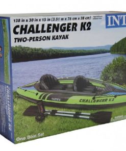Caiac gonflabil “Challenger K2” cu vâsle și pompă, 351x76x38 cm, până la 180 kg - imagine 5