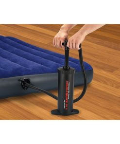 Pompa de aer manuală "Double Quick III S", furtun cu 3 duze, 37 cm - imagine 3