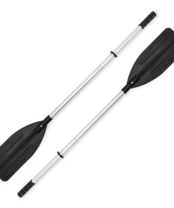 Vâsle pliabile din aluminiu 137 cm pentru barcă, set de 2 bucăți