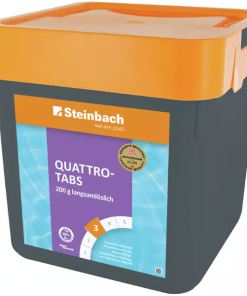 Tablete multifuncționale de clor 200 g "Quattro - tabs", ambalaj 5 kg