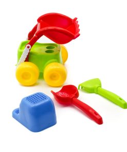 Mașinuță și set de nisip „Bebik” în asortiment - imagine 5