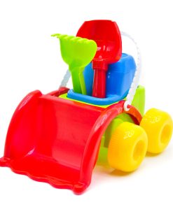 Mașinuță și set de nisip „Bebik” în asortiment
