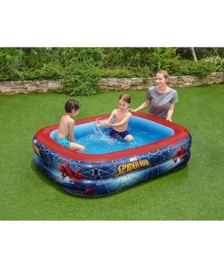 Piscină gonflabilă pentru copii “Omul păianjen”,  201х150х51 cm, 450 L, 6+ - imagine 2