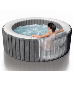 INTEX Jacuzzi SPA gonflabil “Greywood Deluxe” 216х71 cm, 1098L, 6 persoane - imagine 13