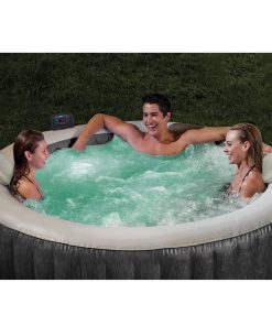 INTEX Jacuzzi SPA gonflabil “Greywood Deluxe” 216х71 cm, 1098L, 6 persoane - imagine 12