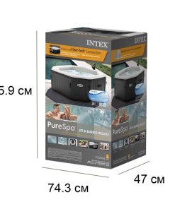 Alternative view of INTEX Jacuzzi SPA gonflabil “Jet & Bubble Deluxe” 218x71cm, 1098L, 6 persoane