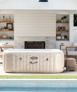 INTEX Jacuzzi SPA gonflabil “Chevron Deluxe Square Bubble” 193×71,1098L, 6 persoane - imagine 5