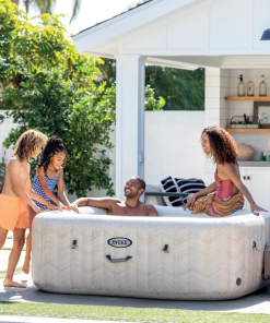 Alternative view of INTEX Jacuzzi SPA gonflabil “Chevron Deluxe Square Bubble” 193×71,1098L, 6 persoane