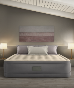 Pat gonflabil “Velur Comfort-Plush” 152x203x46 cm cu pompă încorporată 220V, până la 272 kg - imagine 4