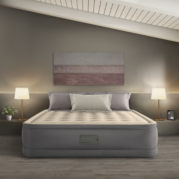 Pat gonflabil “Velur Comfort-Plush” 152x203x46 cm cu pompă încorporată 220V, până la 272 kg - imagine 4