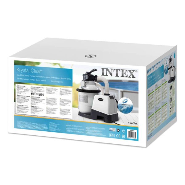 INTEX Pompă de filtrare cu nisip “Krystal Clear SX1500”, rezervor de nisip 12kg, capacitate 5700 L/h - imagine 7
