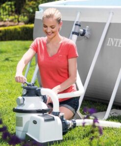 Alternative view of INTEX Pompă de filtrare cu nisip “Krystal Clear SX1500”, rezervor de nisip 12kg, capacitate 5700 L/h