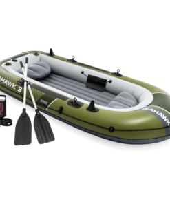 INTEX Barca gonflabilă “Seahawk 3” cu vâsle și pompă, 295x137x43cm, până la 360kg