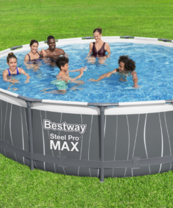 Bestway Piscină STEEL PRO MAX  457x107 cm, 14970L, cadru metalic, LED - imagine 9