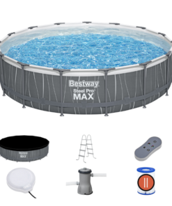 Alternative view of Bestway Piscină STEEL PRO MAX  457x107 cm, 14970L, cadru metalic, LED