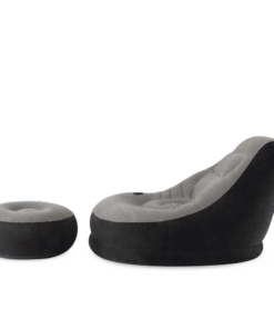 INTEX Fotoliu gonflabil cu puf VELUR ULTRA LOUNGE (Chair & Ottoman) 102x137x79 cm / 64x28 cm - imagine 3