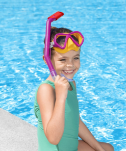 Bestway Set de înot (mască, snorkel), 2 culori - imagine 11