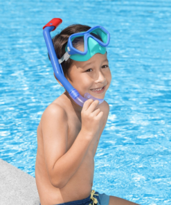 Bestway Set de înot (mască, snorkel), 2 culori - imagine 12