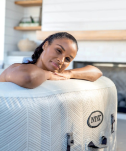 INTEX Jacuzzi SPA gonflabil “Chevron Deluxe Square Bubble” 173×71,795L, 4 persoane - imagine 4