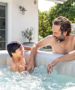 Alternative view of INTEX Jacuzzi SPA gonflabil “Chevron Deluxe Square Bubble” 173×71,795L, 4 persoane