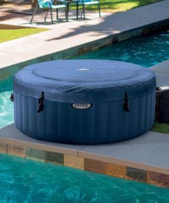 INTEX Jacuzzi SPA gonflabil “PureSpa Bubble Blue” 180х66 cm, 677L, 4 persoane - imagine 4