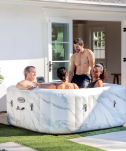 Alternative view of INTEX Jacuzzi SPA gonflabil “Calacatta Dual Zone Deluxe”  175x71cm, 795L, 4 persoane