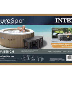 Bancă rotundă INTEX pentru jacuzzi SPA gonflabile 124x48x42 cm - imagine 5
