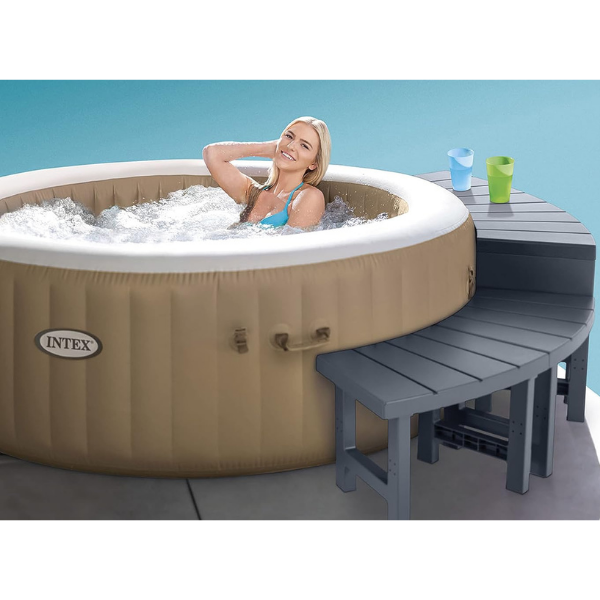 Bancă rotundă INTEX pentru jacuzzi SPA gonflabile 221x76x60 cm - imagine 2