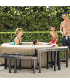 Bancă rotundă INTEX pentru jacuzzi SPA gonflabile 221x76x60 cm - imagine 13