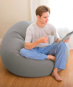 INTEX Fotoliu VELUR 114x114x71cm BEANLESS BAG - imagine 4