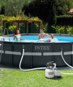 INTEX Pompă de filtrare cu nisip “Krystal Clear SX2100”, rezervor de nisip 12kg, capacitate 7900 L/h - imagine 5