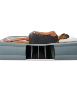 INTEX Pat gonflabil “Velur Queen Premium Comfort” 152x203x46 cm cu pompă încorporată 220V, până la 272 kg - imagine 5