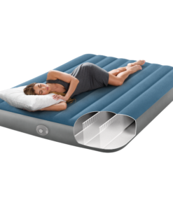 INTEX Saltea gonflabilă “Queen Prestige Downy” 152x203х25 cm cu pompa integrată  5V, până la 272 kg - imagine 5