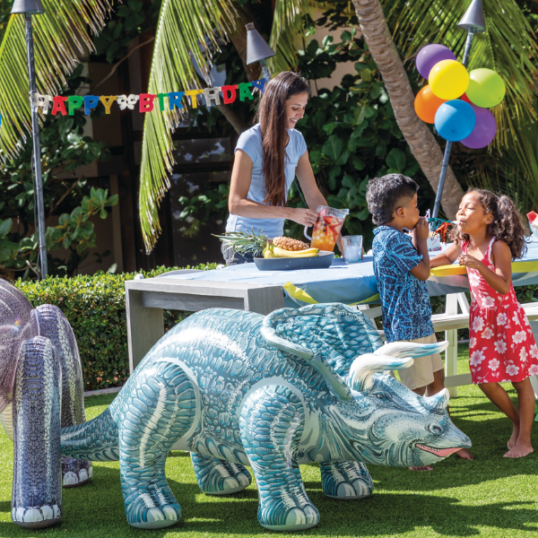 INTEX Triceratops și Brontosaurus gonflabil, 2 modele - imagine 2