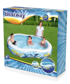 Bestway Piscină gonflabilă pentru copii “Lumea subacvatică” 262x157x46cm, 544L - imagine 6