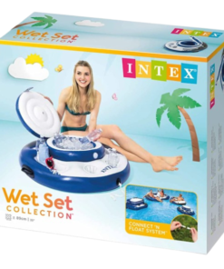 INTEX Frigider gonflabil - minibar "Mega rece" D 89 cm cu suporturi pentru pahare - imagine 3